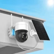 Magyar nyelvű, akkus, Motoros WIFI-s Kültéri megfigyelő kamera 3Mpixeles E-cam RH-BC10T