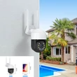 Magyar menüs, Ember felismerős, Motoros (2Mp) WIFI-s Kültéri megfigyelő kamera E-cam d5 (Tuya APP)