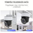 Magyar nyelvű , Motoros Ember felismerős  (2,4/5Ghz) WIFI-s  4 Megapixeles Kültéri megfigyelő kamera E-cam cs665q