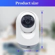 Magyar menüs WIFI-s 2,4 és 5 Ghz-es 4Mpixeles beltéri kamera forgatható megfigyelő kamera, e-CAM RL-28