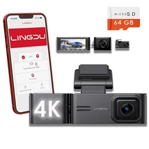  3 kamerás 4K-s WIFI+GPS  autós kamera AJÁNDÉK 64 GB-os SD KÁRTYÁVAL Lingdu c34lite