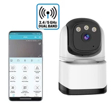 Magyar menüs WIFI-s  (2,4/5Ghz) 4Mpixeles beltéri kamera forgatható megfigyelő kamera, e-CAM CS995q