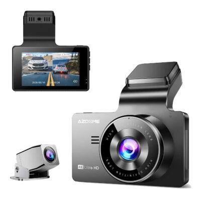 4K felbontású  WIFI+GPS Dupla kamera AzDome M63 autós kamera 